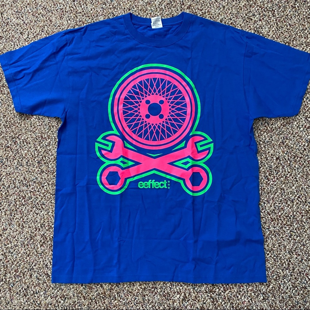 Wheel and Wrench Crossbones Graphic Shirt